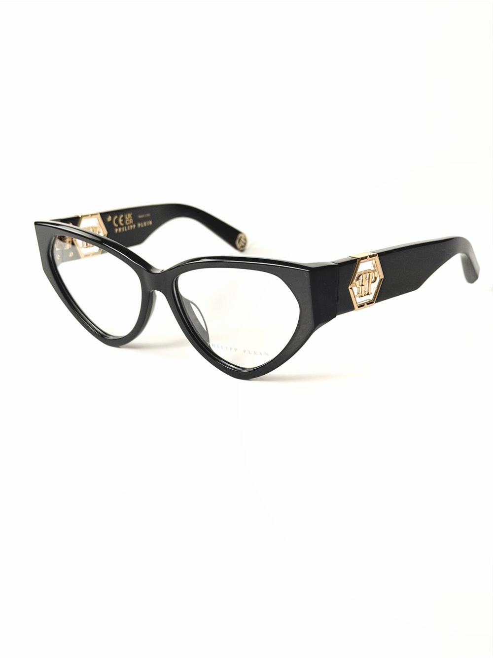 Philipp Plein VPP 163 0700  Black  57-15 Eyeglasses New Authentic NWT